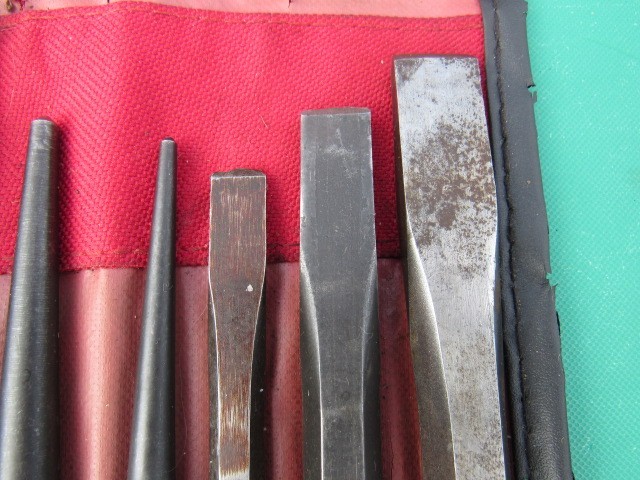 SNAP ON PPCBK715 15 PIECE DRIFT / PIN PUNCH & CHISEL SET W BAG
