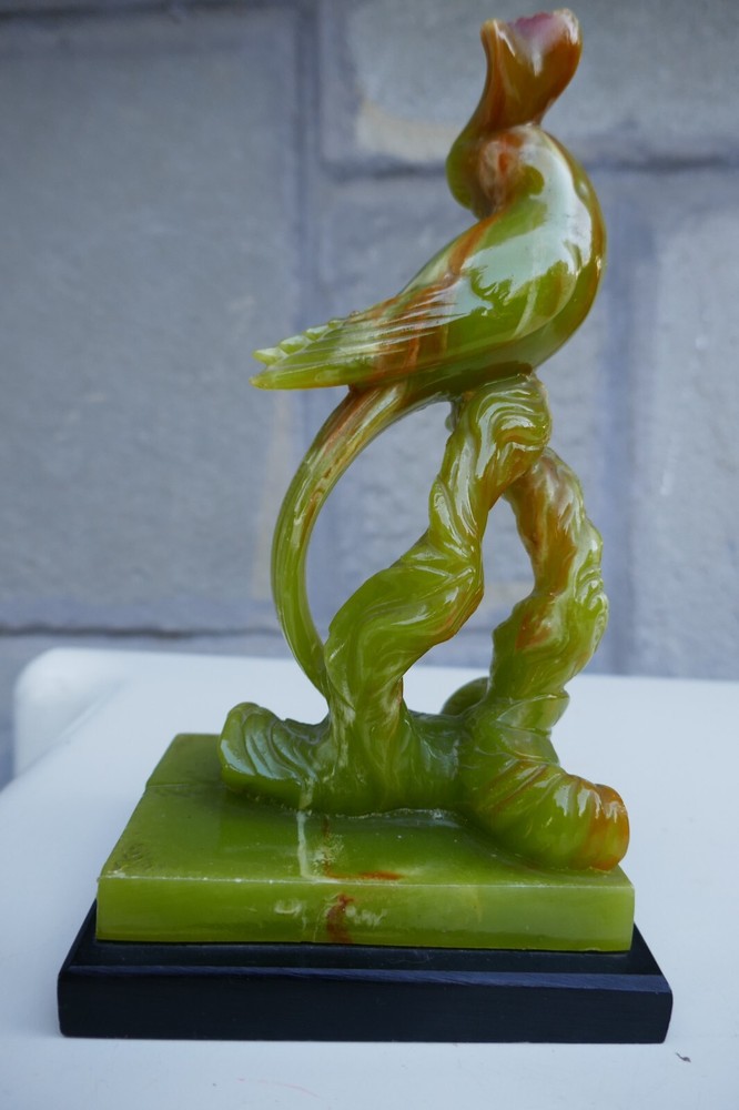 Resin parrot 1960 - Bird - shipping include