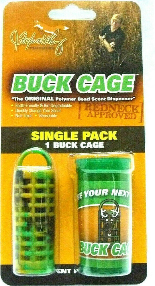 Foxworthy Outdoors Buck Cage Polymer Bead Scent Dispenser - Single Pack Camo