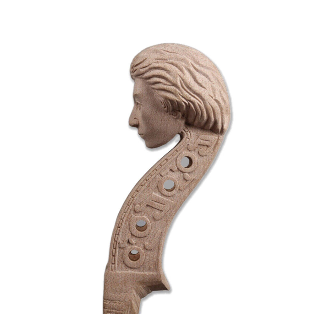 Maple Violin Neck 4 String 4/4 Beethoven Hand-Carved Violin Replacement new