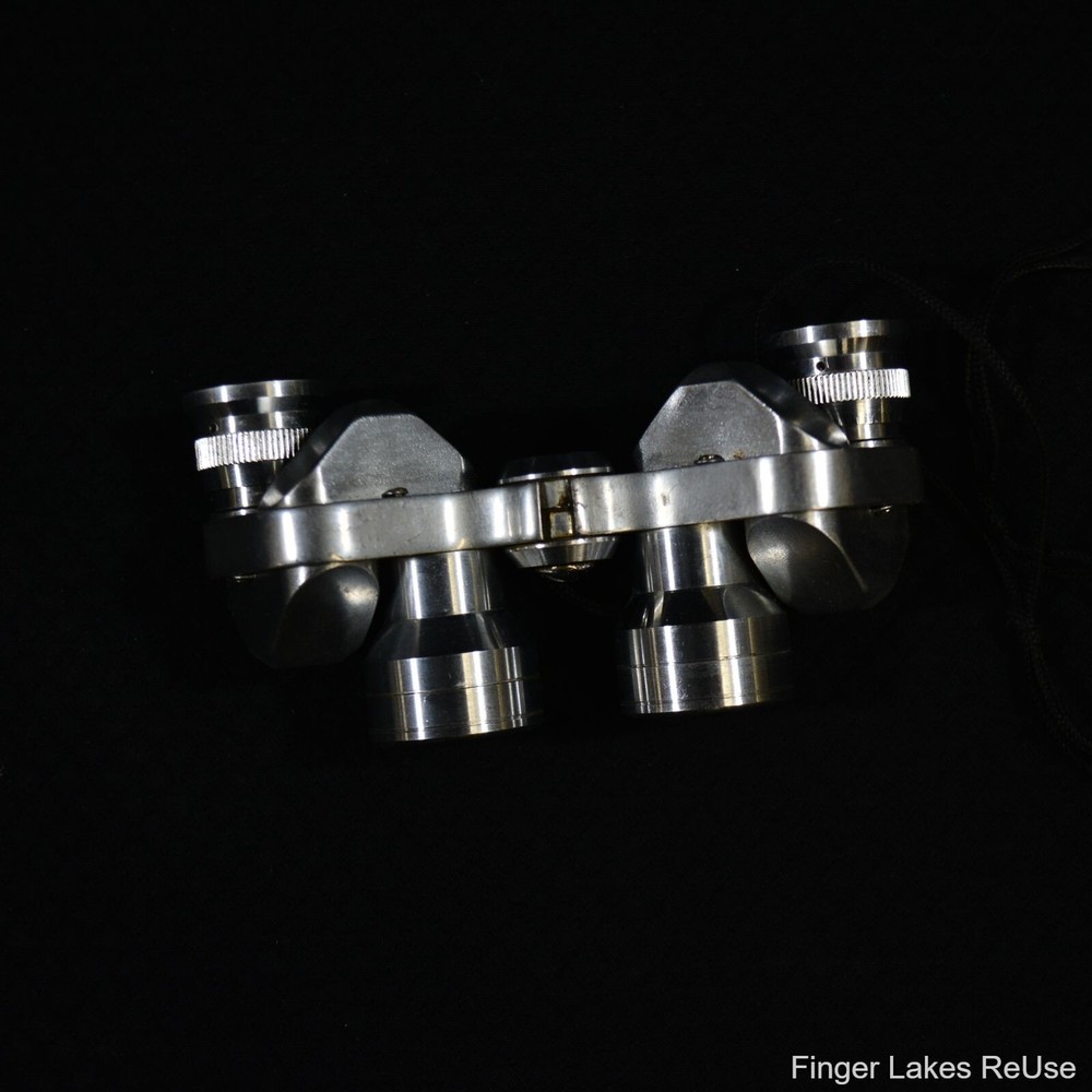 Lichter 7x18 Compact Binoculars Chrome Coated With Case