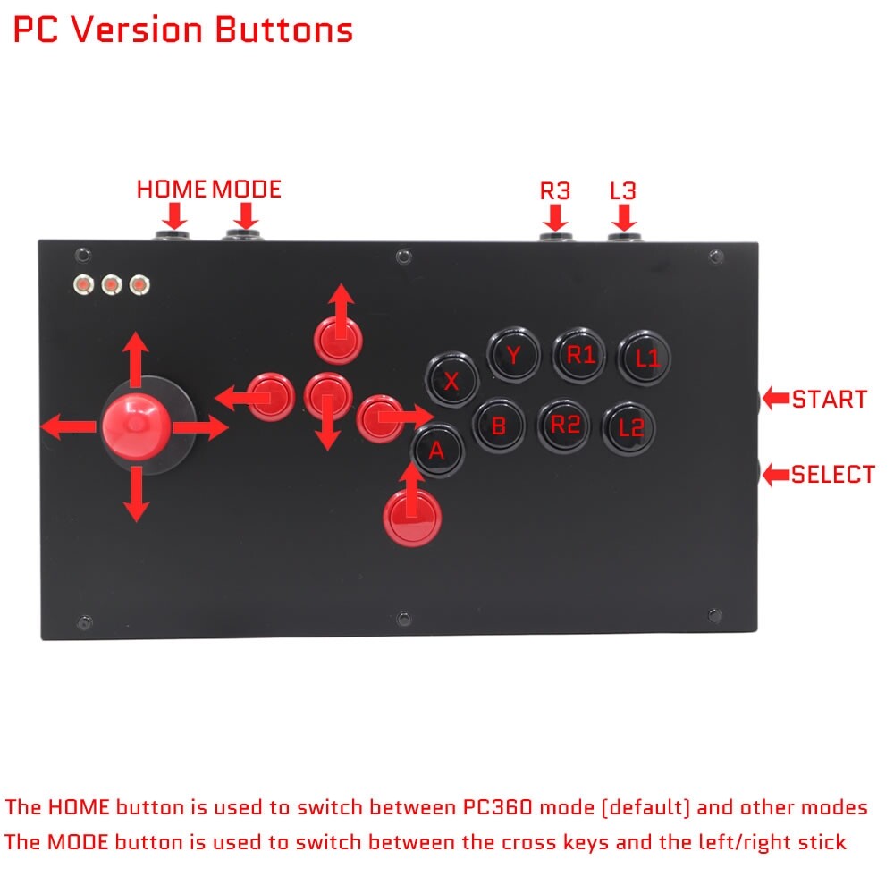 FightBox M3 Arcade Game Controller for PC/PS/XBOX/SWITCH