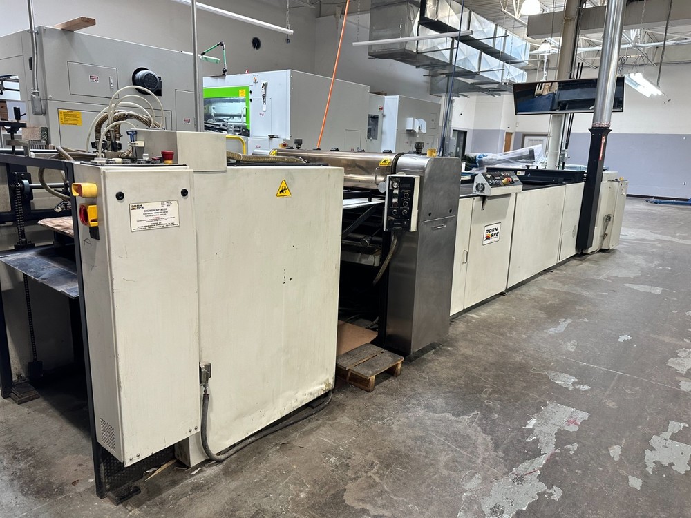 DORN SPE UV Coater machine with auto feed and auto stacker DMC-30HF