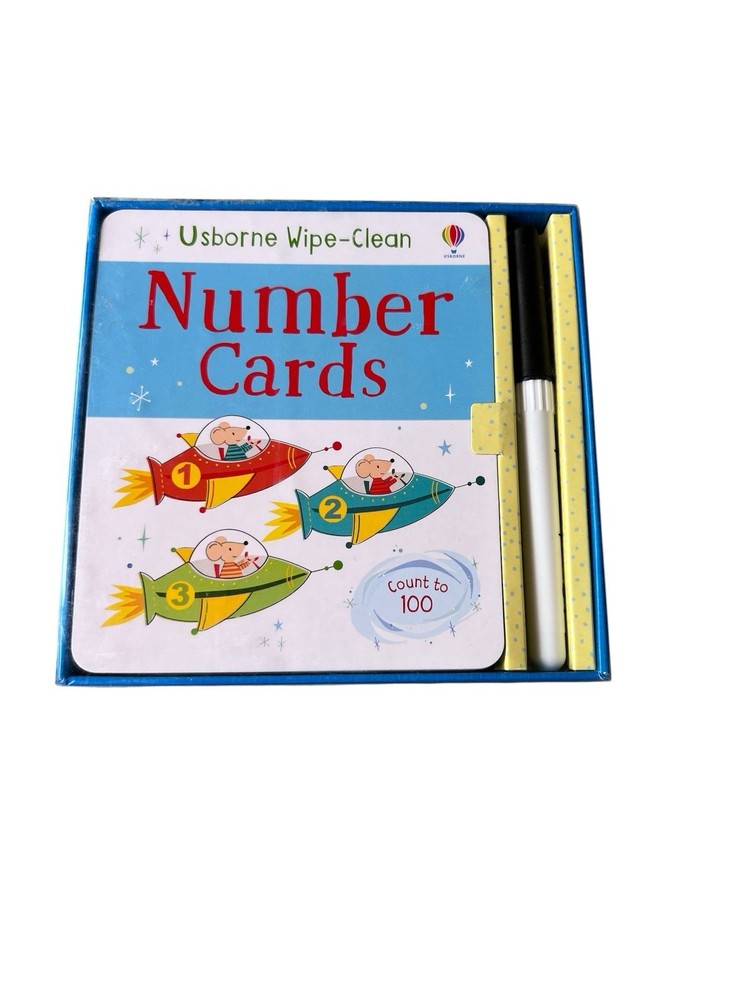 Usborne Wipe Clean Number Cards