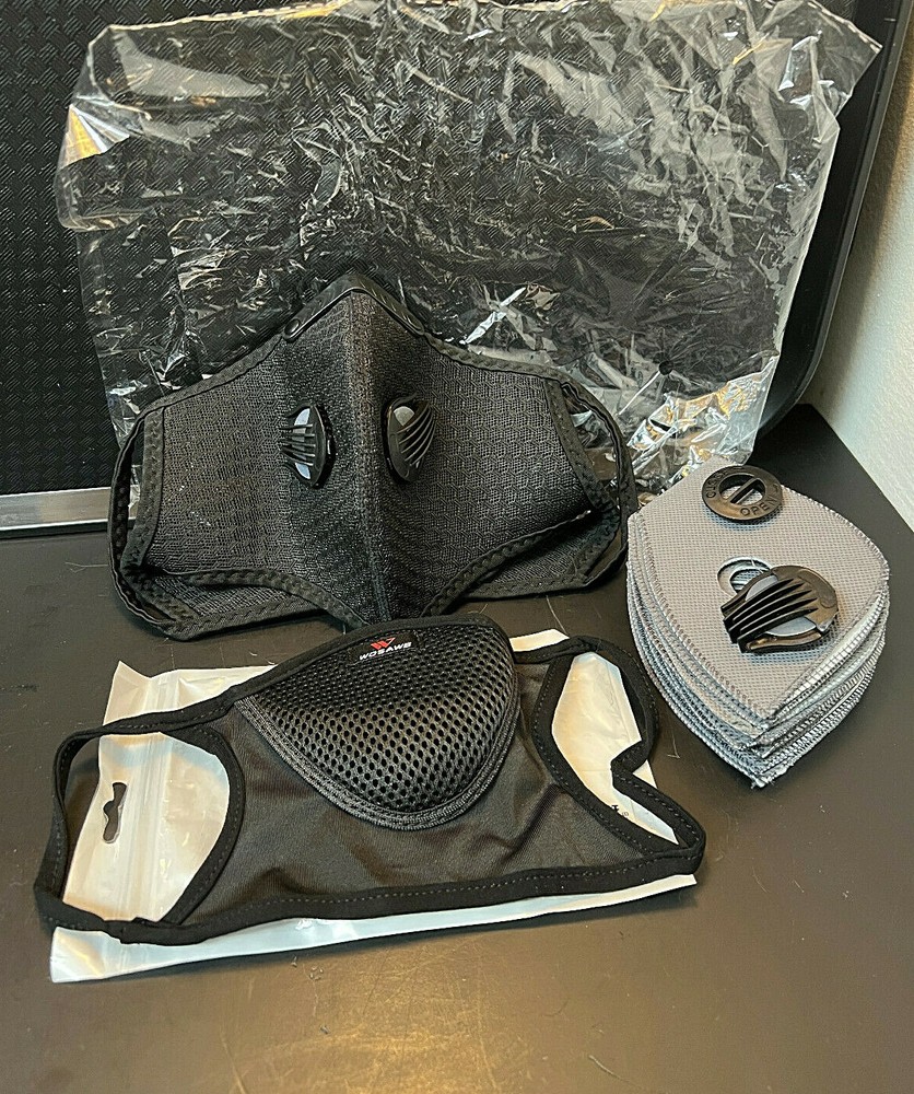 sport mask with vents + extras. new