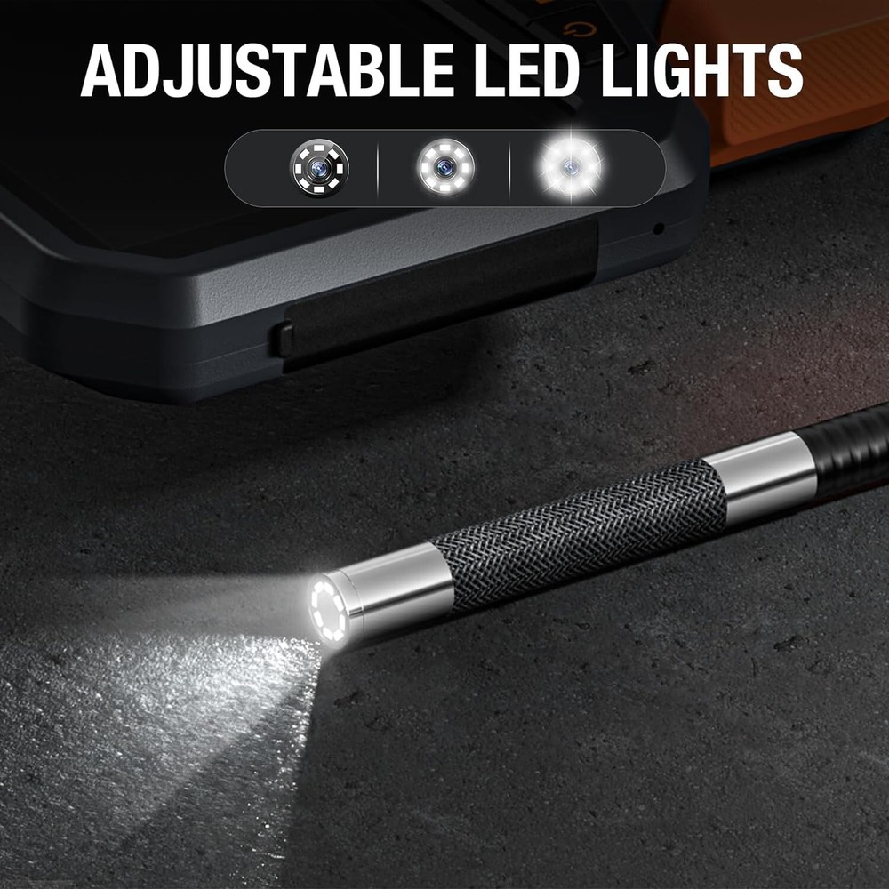 Two-Way Articulating Borescope Teslong Industrial Endoscope Inspection Camera