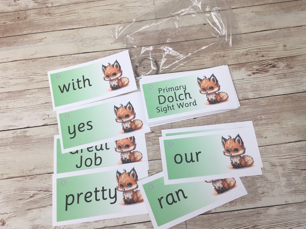 DIY PRINTED /UNCUT Literacy Learning Resource Dolch Primer [Kindergarten]