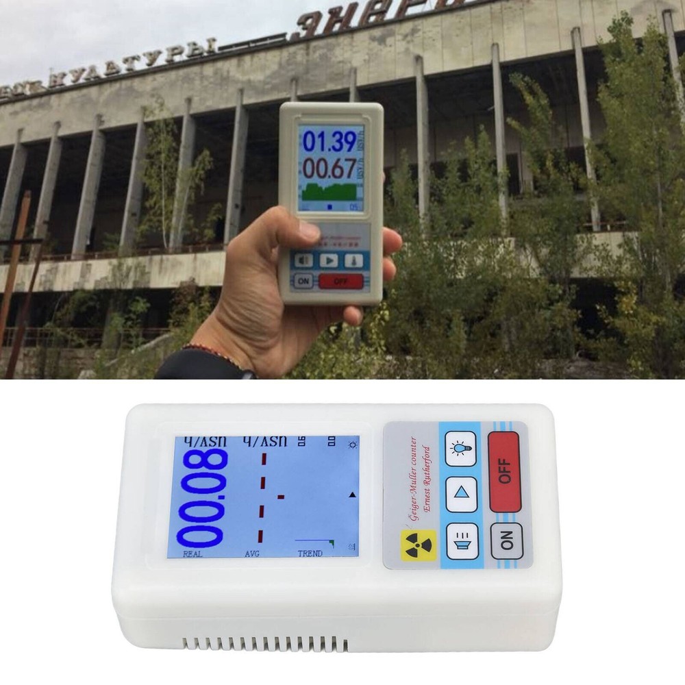 BR‑6 Geiger Counter Multifunctional Radioactive Detector Easy Reading 2025 GOOD