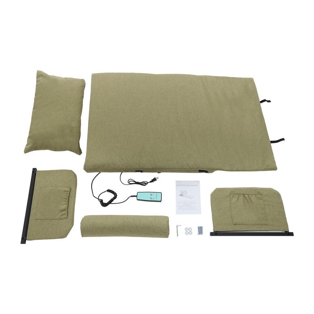 Green Electric Lifting Adjustable Bed Back Rest Electric Auxiliary Backrest
