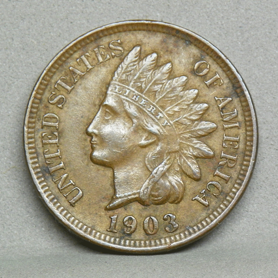 1903 INDIAN HEAD CENT, Extra Fine (W-61)