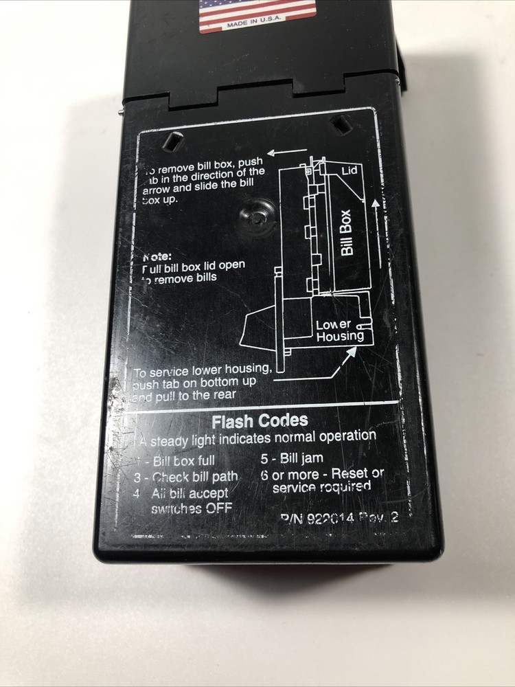 COINCO BA30B BA32SA Mag50b BILL VALIDATOR/acceptor 200 NOTE STACKER BOX