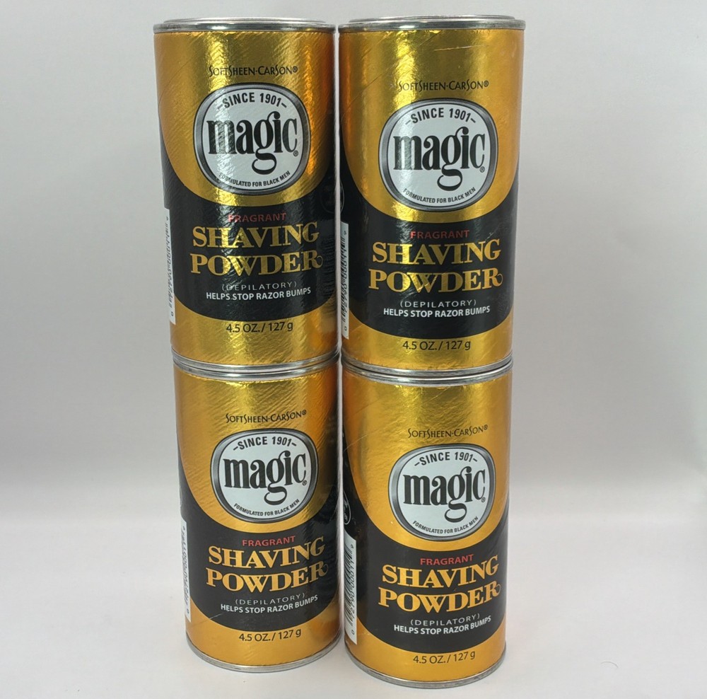 Magic Shaving Powder FRAGRANT - 4.5 oz. each - 4-PACK
