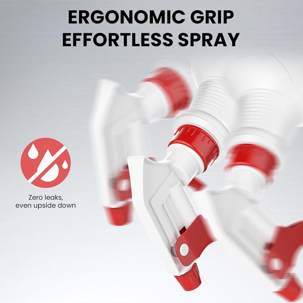 Spray Bottles (4 Pack,16 Oz), Refillable Empty Spray Bottles for Cleaning
