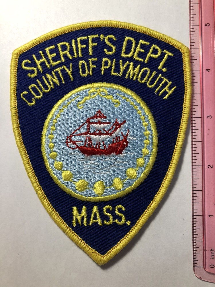 Plymouth County Massachusetts Sheriff Patch