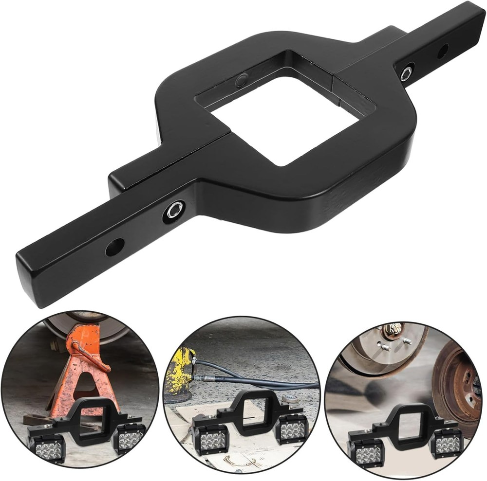 Tow Hitch Bracket 2" Universal Mounting Kit Reverse Road LED Work2 inch Hitch