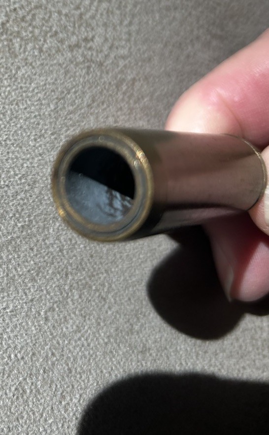 Vtg Brass BlackPowder Muzzleloading Shooting Adjustable Measure & Booklet