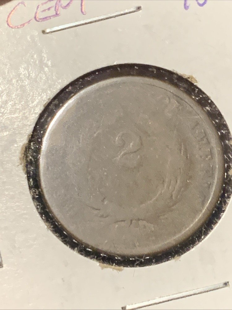 1864 Two Cent Piece -- LOW COST VINTAGE COIN!