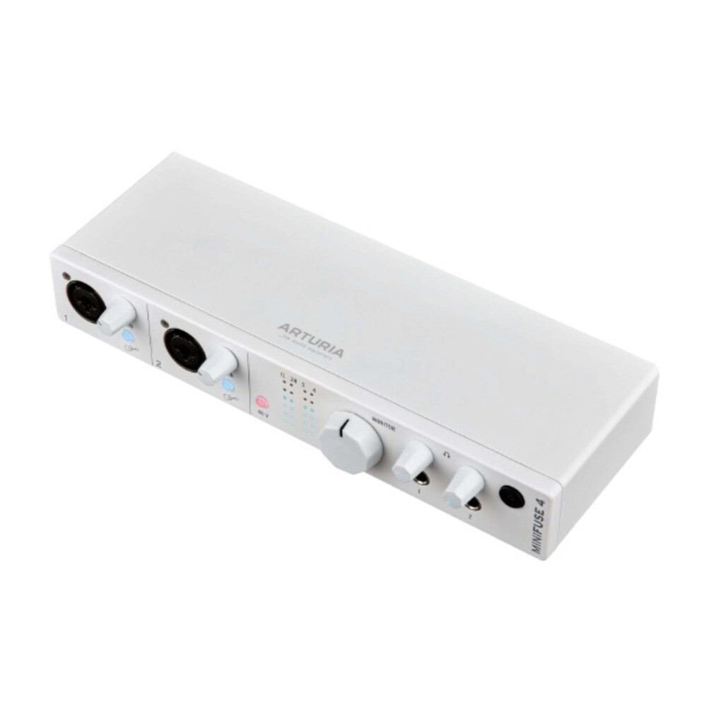 Arturia MiniFuse 4 USB Type C 4 x 4 Audio Interface White