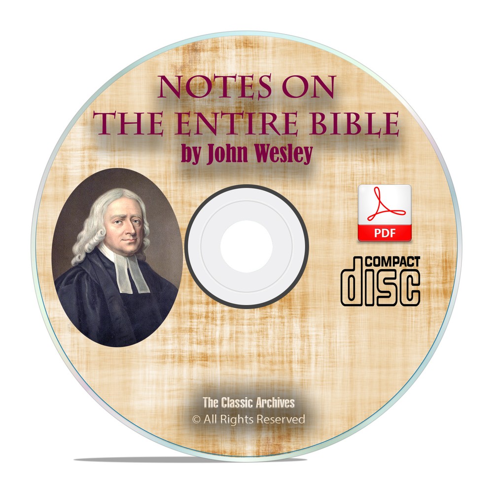 John Wesley's Notes on the Entire Bible, Scripture Commentary Study CD