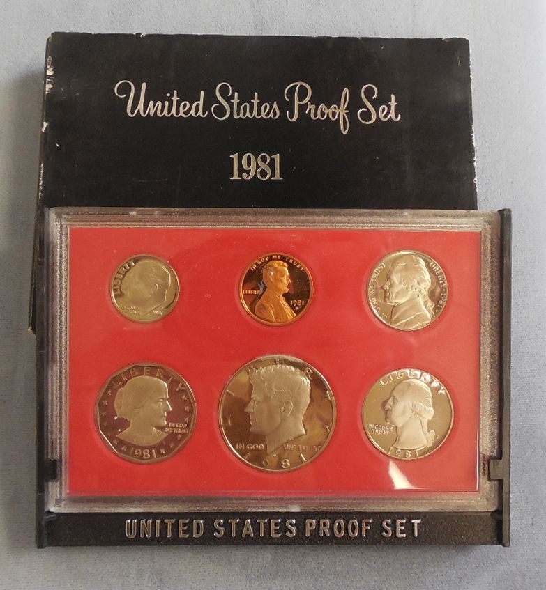 1981 United States Proof Set Original Box