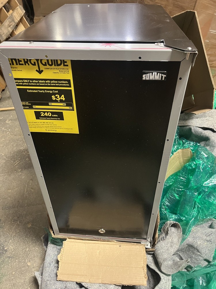 Summit ALR15BIF 15"W 2.2 Cu. Ft. Panel Ready Compact Refrigerator - Black /