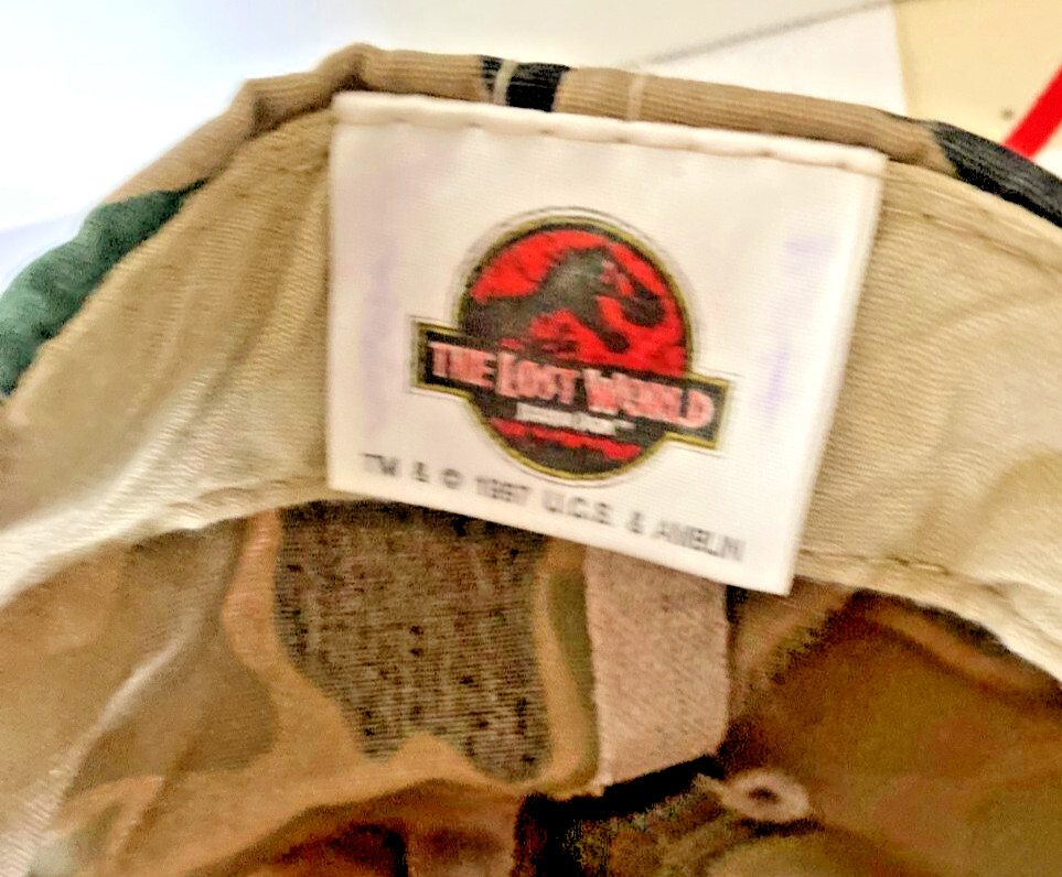 Jurassic Park Lost World Baseball Hat, Camo