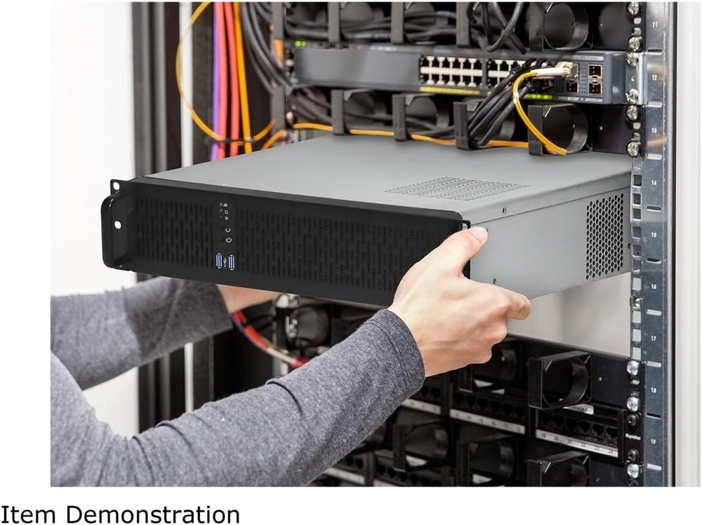 2U Server Chassis Rackmount Case, E-ATX Compatible