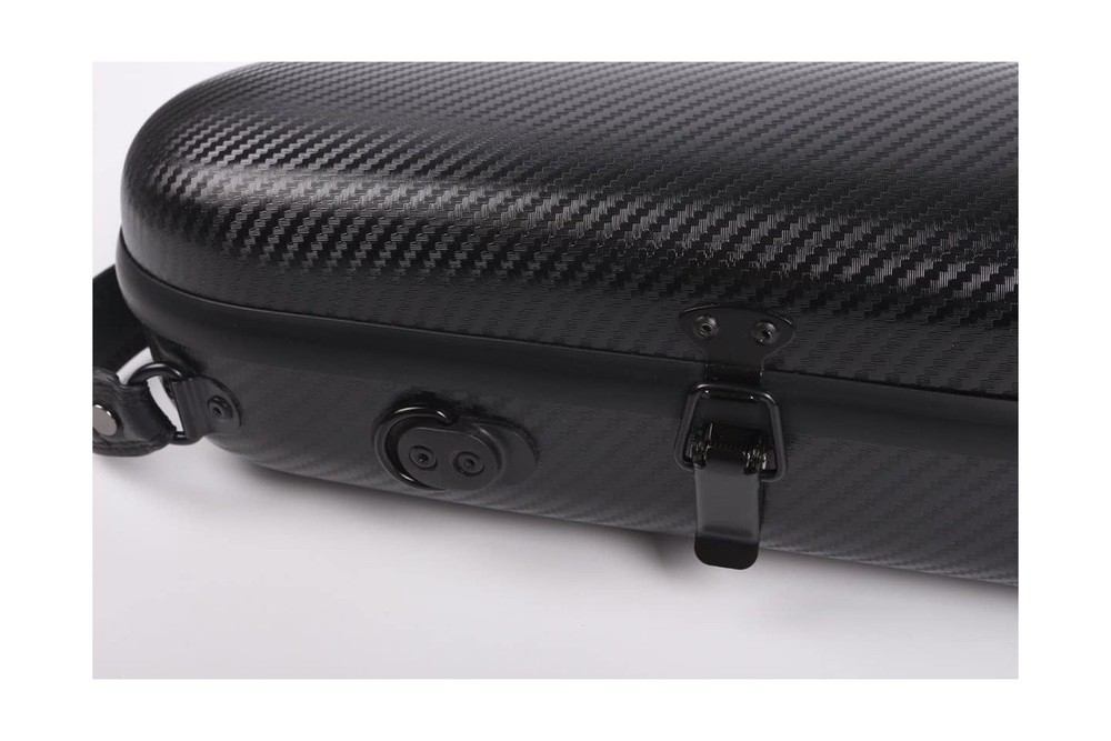Violin Case for 4/4 & 3/4 Size – Carbon Fiber Hard Shell Fiddle Case with