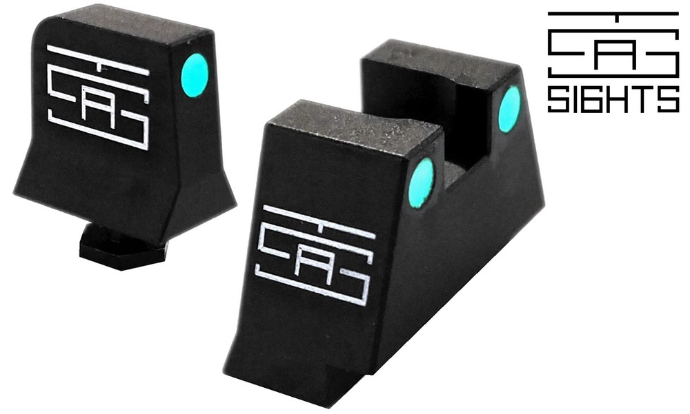Tall Glow Sights for Walther® PDP Optic Ready Suppressor Height TSA®