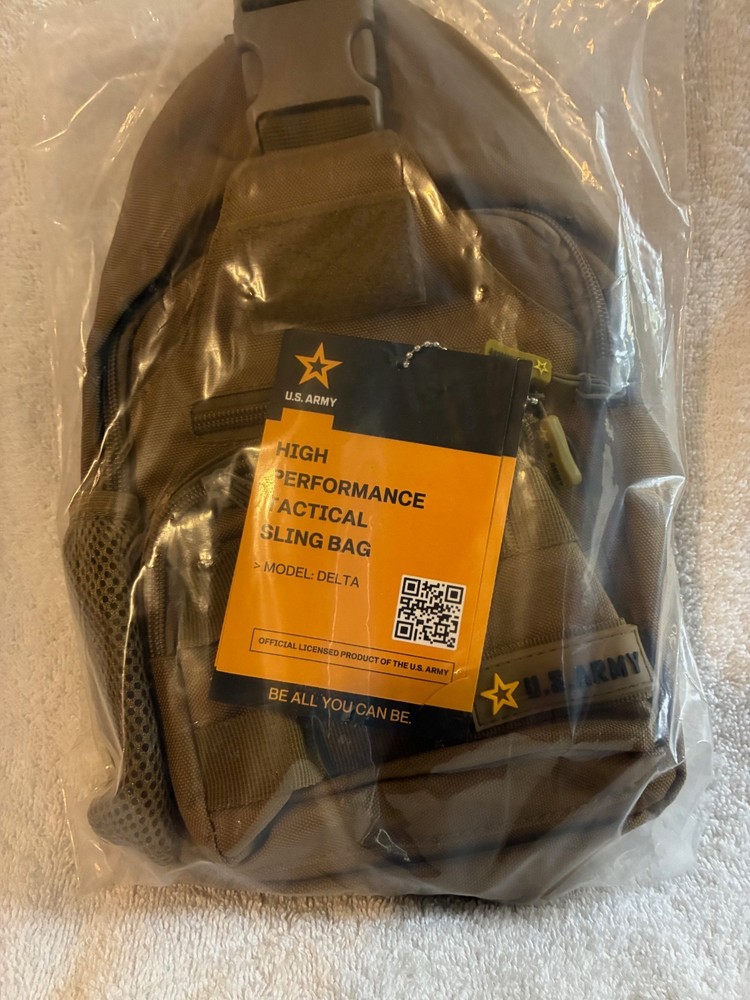 High Performance Tactical Sling Bag US ARMY DELTA NEW With Tags