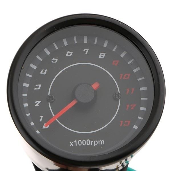 Motorbike LED Backlight Speedometer W/Bracket