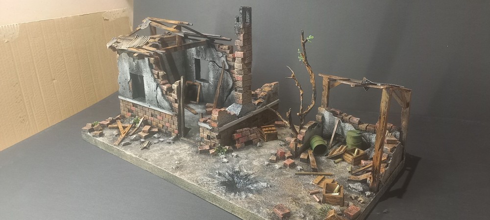 WW II diorama 1/18