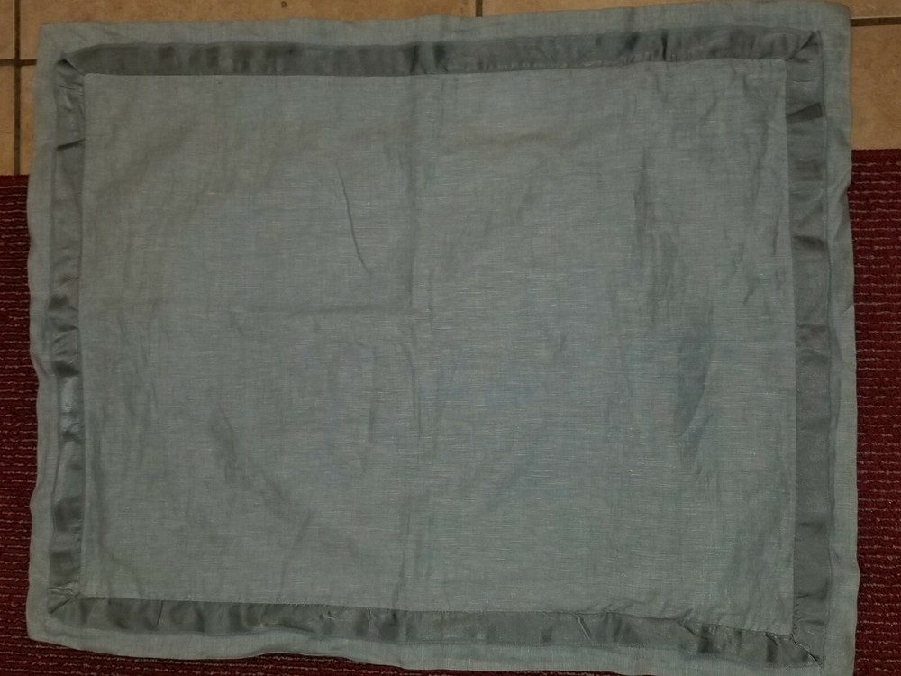 Pottery Barn "Linen/Silk - Blue/Gray" Standard Sham