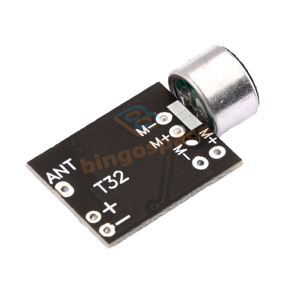 Wireless 88.7MHz Microphone FM 10dBm transmitter module support Dual-CH Stereo