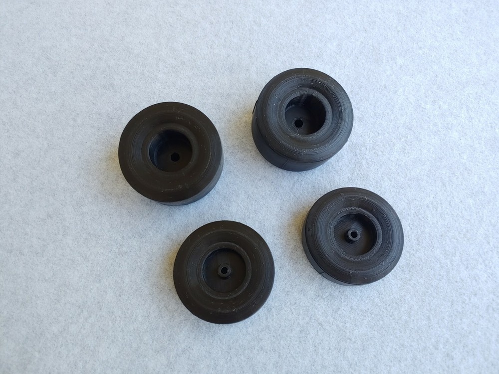 Cox Baja Bug and Dune Buggy Wheels - 3D Printed