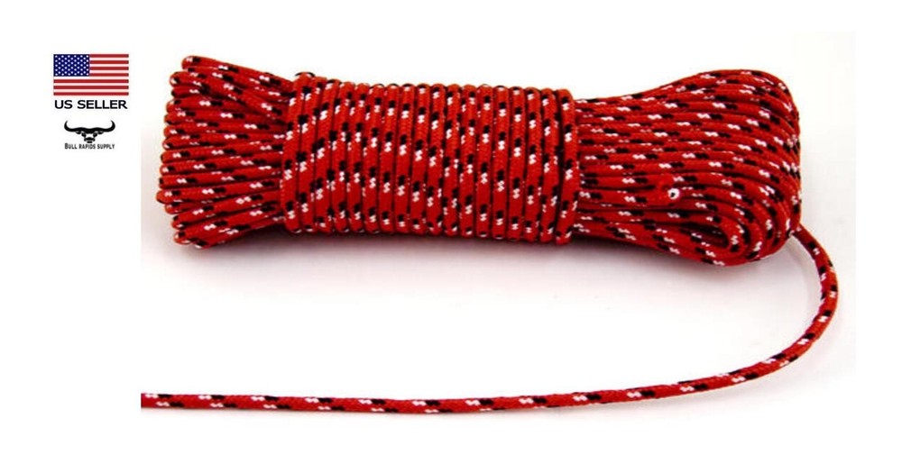 1/4" x 100' Diamond Braid Polypropylene Rope - Ships as Assorted Colors