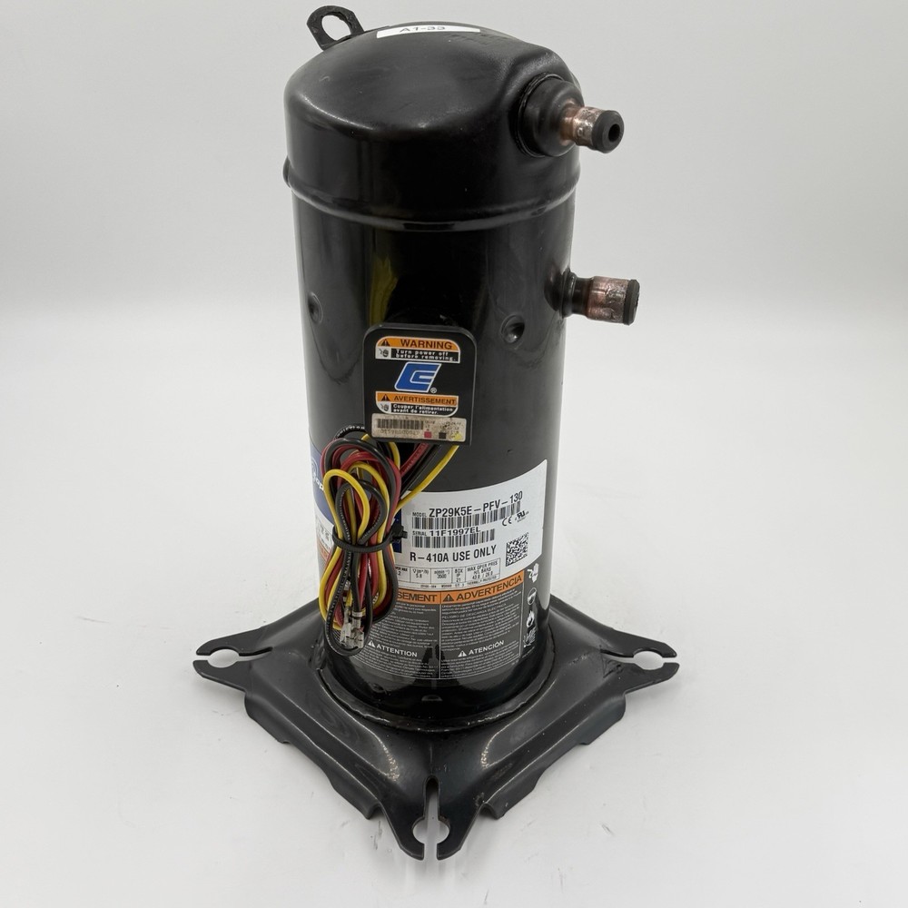 COPELAND ZP29K5E-PFV-130 29,000 BTU 230V 1PH R-410A SCROLL COMPRESSOR Tested