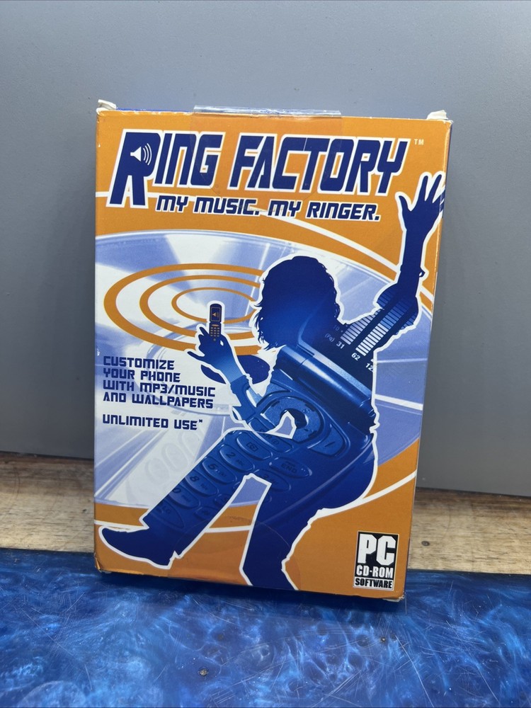 Vintage PC MP3 Ringtone Ring Factory CD-ROM PC Computer Software New Sealed