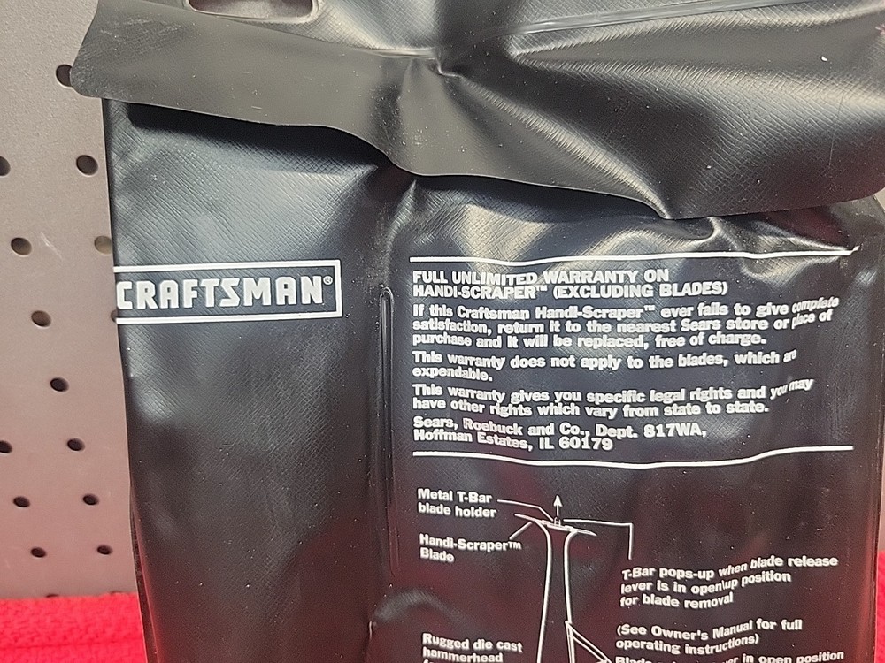 CRAFTSMAN HANDI-SCRAPER UTILITY SCRAPER 940691