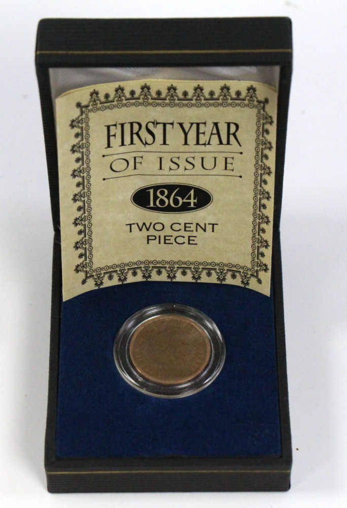 1864 Two Cent Piece First Year of Issue