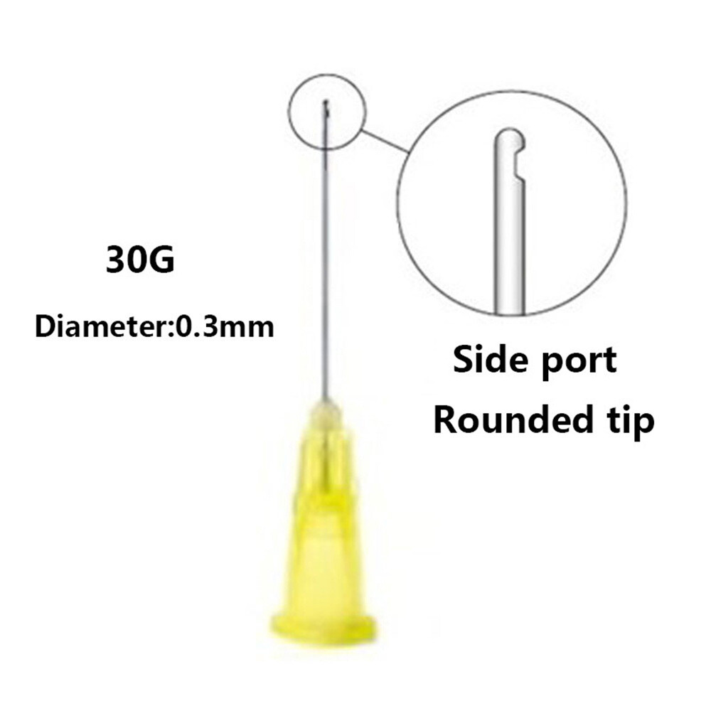 100/200PCS Endo Irrigation Needle Tip 30GA End-Closed Side Hole Syringes EOB