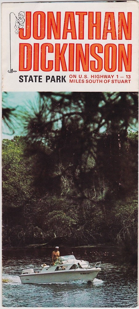 1970's Jonathan Dickinson State Park Florida Brochure