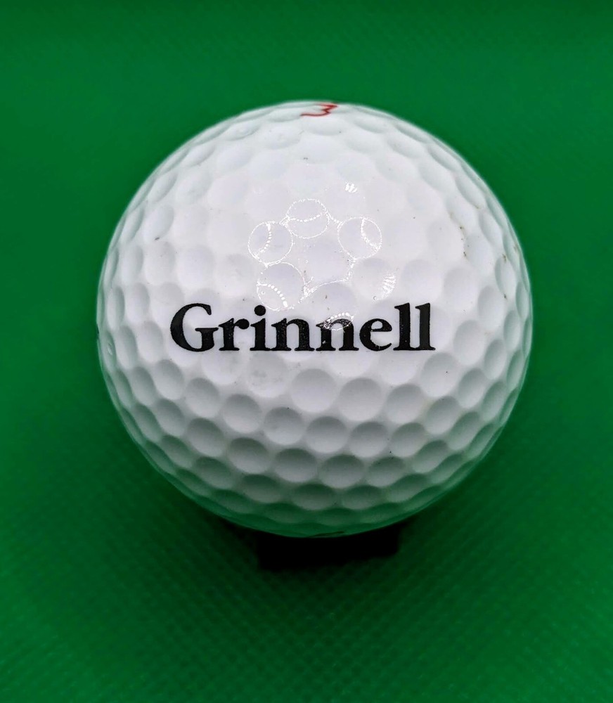 Grinnell logo golf ball