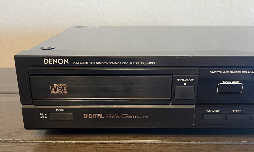 Denon DCD-600 Single Disc PCM Audio Super Linear CD Player - AS IS!