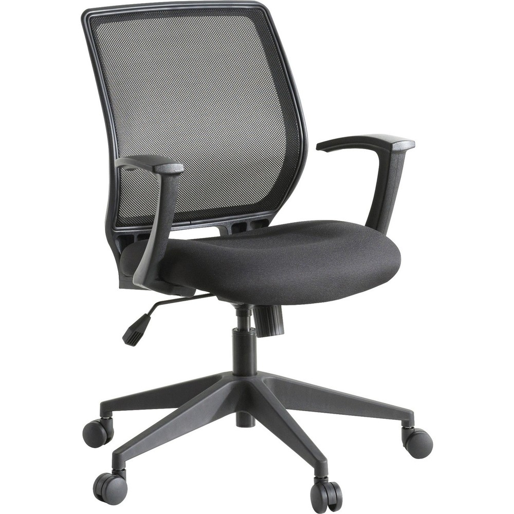 Lorell LLR84868 Executive Mid-back Work Chair Black