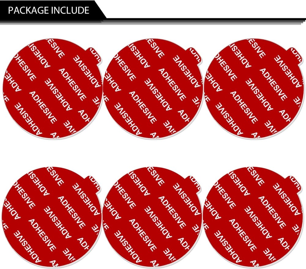 PKYAA Dashboard Pad Mounting Disk Sticky Adhesive Replacement Transparent