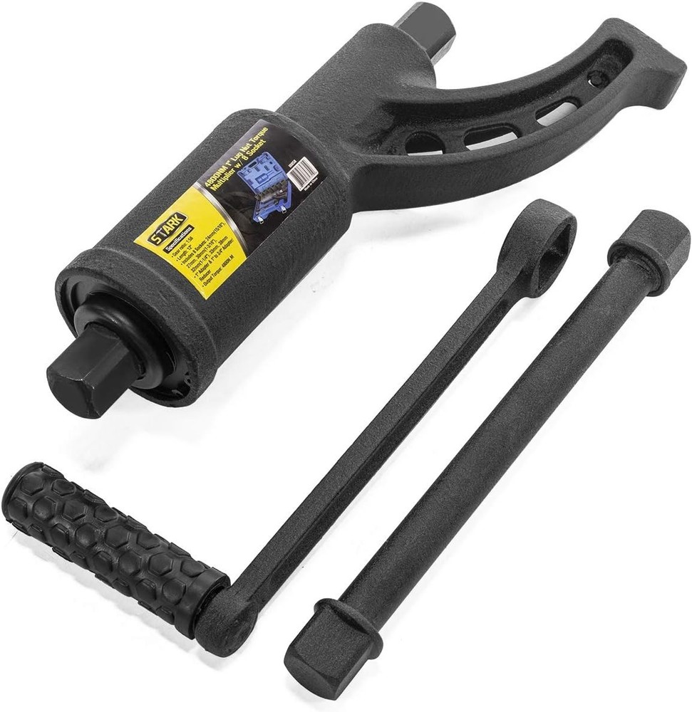 Durable Torque Multiplier Wrench for Semi Trucks with Fixed Square Head Style