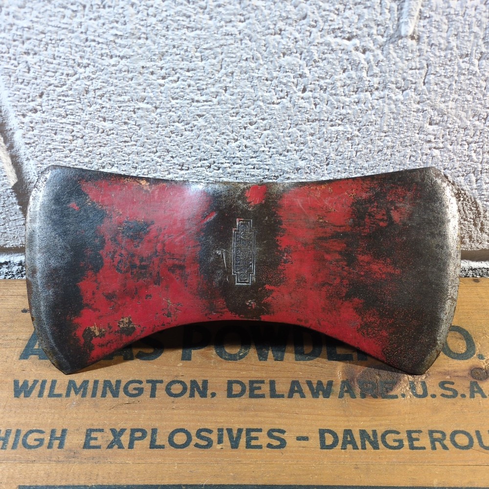 Vintage Vaughan Sub Zero 3.5 Lb. Double Bit Axe Head Tool For Restoration
