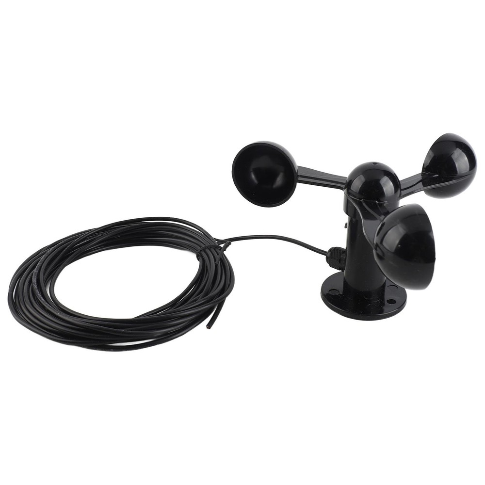Anemometer Sensor Wind Speeds Cup With 8M Water Resistant Cable 4cm Mount