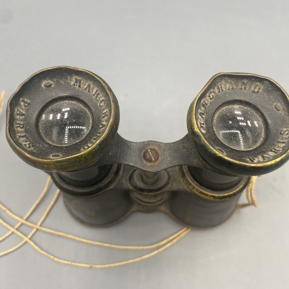 WWI Marchand Paris Field Binoculars Adjustable 3.5”-5”